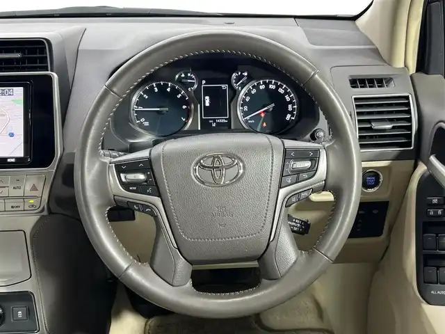 トヨタ ランドクルーザー プラド TX Lパッケージ 大阪府 2023(令5)年 1.5万km アバンギャルドブロンズメタリック サンルーフ 本革シート 純正ナビ(フルセグ/DVD再生/Bluetooth) バックカメラ ETC パワーシート/ヒーター/エアコン 衝突軽減 レーダークルコン クリアランスソナー ルーフレール