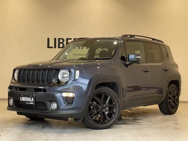 クライスラー・ジープ ジープ レネゲード ナイトイーグル 熊本県 2020(令2)年 2.9万km 青 ・スマートキー/・プッシュスタート/・前面衝突警報ブレーキ/・レーンセンス/・パークセンス/・ブラインドスポットモニター/・アクティブヘッドライト/・クルーズコントロール/・純正ディスプレイオーディオ/　【Bluetooth・USB・AUX】/・バックカメラ/・ETC/・純正マット