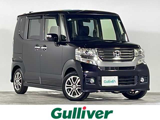ホンダ Ｎ ＢＯＸ カスタム SSパッケージ 広島県 2015(平27)年 5.1万km プレミアムゴールドパープルパール 衝突軽減ブレーキ/社外メモリナビ/CD/ワンセグTV/MSV/AUX/両側パワースライドドア/ETC/バックカメラ/HIDヘッドライト/オートライト/純正14インチアルミホイール/純正フロアマット/純正ドアバイザー/スマートキー/ステアリングリモコン