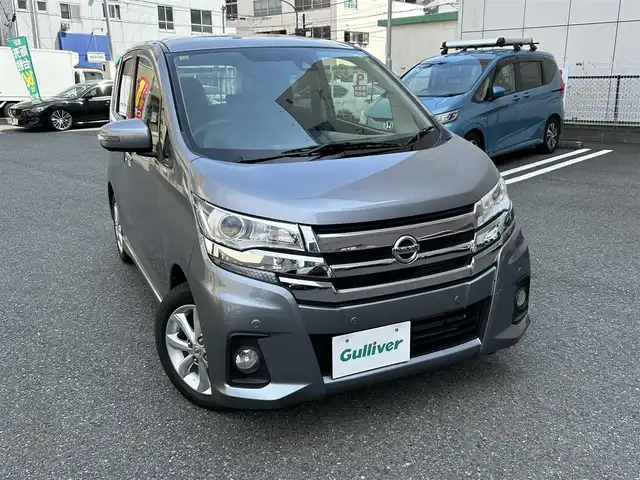 日産 デイズ ハイウェイスターX 神奈川県 2018(平30)年 1.9万km チタニウムグレーメタリック 純正ナビ＆フルセグTV/CD／DVD／SD／USB／BT／AUX/インテリジェントエマージェンシーブレーキ/踏み間違い衝突防止アシスト/LDW（車線逸脱警報）/アラウンドビューモニター/ステアリングスイッチ/ETC/電動格納ミラー/ドライブレコーダー/フォグランプ/オートライト/スマートキー/プッシュスタート/Wエアバック/ABS/純正フロアマット/保証書/取扱説明書/スペアキー有