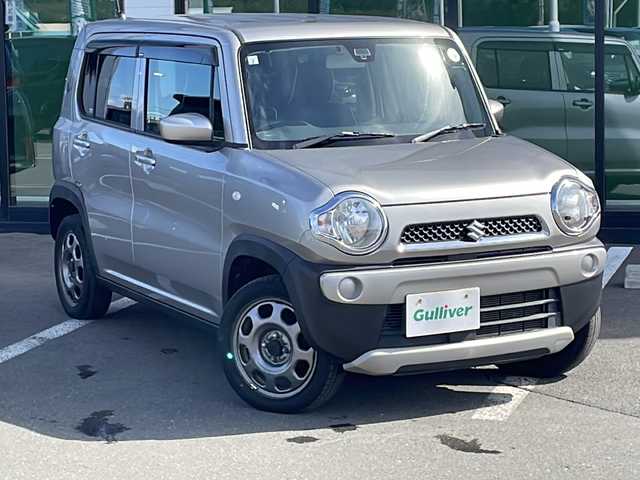 スズキ ハスラー G 道東・釧路十勝 2016(平28)年 10.6万km スチールシルバーM ・４WD/・社外メモリナビ/(CD・DVD・フルセグ・Bluetooth・USB)/・バックカメラ/・ETC/・前席シートヒーター/・ダウンヒルアシスト/・グリップコントロール/・横滑り防止機能/・衝突軽減ブレーキ/・スマートキー/・プッシュスタート/・社外15インチアルミホイール付冬タイヤ積込
