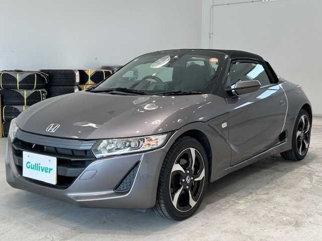 ホンダ Ｓ６６０ α 兵庫県 2016(平28)年 4.6万km アドミラルグレーメタリック 6速MT/オープンカー/バックカメラ/クルーズコントロール/オートライト/純正LEDヘッドライト/ハーフレザーシート/前後ドライブレコーダー/ETC/横滑り防止装置/アンチロックブレーキシステム/純正アルミホイール/純正フロアマット/プッシュスタート/スマートキー