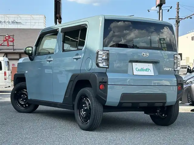ダイハツ タフト X 奈良県 2021(令3)年 2.6万km レイクブルーメタリック サンルーフ/純正メーカーナビ(KENWOOD)/BT/TV/CD/USB//衝突軽減システム/フルフラットシート/横滑り防止装置/コーナーセンサー/バックカメラ/ETC/オートLEDライト/保証書・取説付