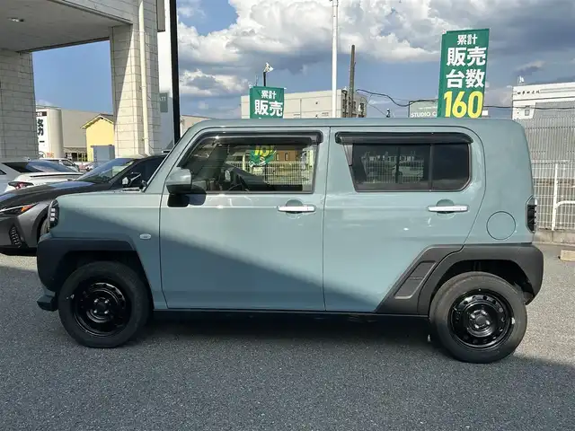 ダイハツ タフト X 奈良県 2021(令3)年 2.6万km レイクブルーメタリック サンルーフ/純正メーカーナビ(KENWOOD)/BT/TV/CD/USB//衝突軽減システム/フルフラットシート/横滑り防止装置/コーナーセンサー/バックカメラ/ETC/オートLEDライト/保証書・取説付
