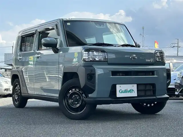 ダイハツ タフト X 奈良県 2021(令3)年 2.6万km レイクブルーメタリック サンルーフ/純正メーカーナビ(KENWOOD)/BT/TV/CD/USB//衝突軽減システム/フルフラットシート/横滑り防止装置/コーナーセンサー/バックカメラ/ETC/オートLEDライト/保証書・取説付