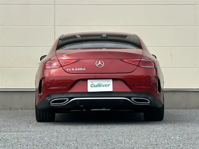 メルセデス・ベンツ ＣＬＳ２２０ｄ スポーツ エクスクルーシブPKG 茨城県 2018(平30)年 2.8万km ヒヤシンスレッド 純正ナビ/サンルーフ/ブルメスターサラウンドシステム/クルーズコントロール/ＥＴＣ/パドルシフト/純正前方ドライブレコーダー/レザーシート/Ｄ＋Ｎ席シートヒーター／エアシート/Ｄ＋Ｎ席パワーシート/パワーバックドア/純正アルミホイール(19インチ)/エアバッグ(W＋サイド)/スペアキー