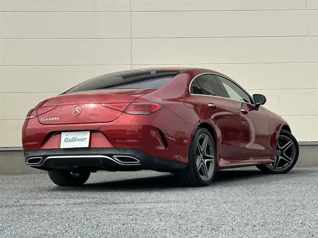 メルセデス・ベンツ ＣＬＳ２２０ｄ スポーツ エクスクルーシブPKG 茨城県 2018(平30)年 2.8万km ヒヤシンスレッド 純正ナビ/サンルーフ/ブルメスターサラウンドシステム/クルーズコントロール/ＥＴＣ/パドルシフト/純正前方ドライブレコーダー/レザーシート/Ｄ＋Ｎ席シートヒーター／エアシート/Ｄ＋Ｎ席パワーシート/パワーバックドア/純正アルミホイール(19インチ)/エアバッグ(W＋サイド)/スペアキー