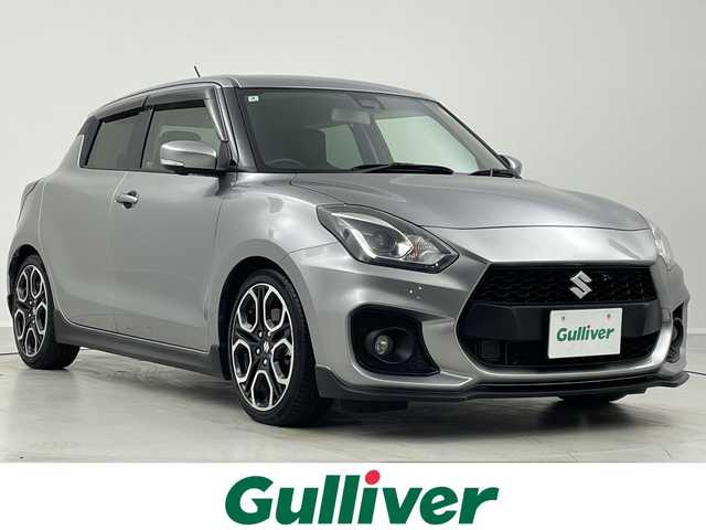 スズキ スイフト スポーツ 茨城県 2020(令2)年 6.7万km プレミアムシルバーメタリック 社外ナビ　フルセグTV　Bluetooth　CD/DVD　パノラミックビューモニター　シートヒーター　純正17インチアルミホイール　純正フロアマット　LEDヘッドライト