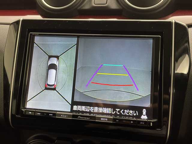 スズキ スイフト スポーツ 茨城県 2020(令2)年 6.7万km プレミアムシルバーメタリック 社外ナビ　フルセグTV　Bluetooth　CD/DVD　パノラミックビューモニター　シートヒーター　純正17インチアルミホイール　純正フロアマット　LEDヘッドライト