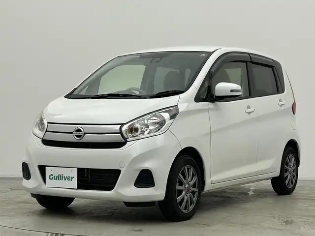 日産 デイズ X 宮城県 2017(平29)年 3.1万km ホワイトパール 純正オーディオ/D席シートヒーター/純正フロアマット/純正ドアバイザー/社外１４インチアルミホイール