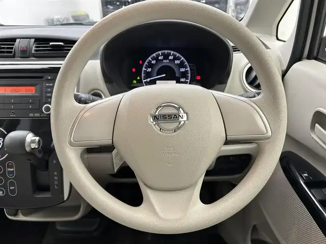 日産 デイズ X 宮城県 2017(平29)年 3.1万km ホワイトパール 純正オーディオ/D席シートヒーター/純正フロアマット/純正ドアバイザー/社外１４インチアルミホイール