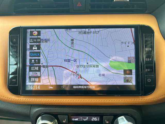 日産 キックス X ツートーンインテリアED 福岡県 2020(令2)年 9.9万km ブリリアントホワイトパール 純正９インチナビ/　（AM/FM/iPod/SD/USB/BT/CD/DVD/TV）/アラウンドビュー/ドライブレコーダー（前後）/デジタルインナーミラー/シートヒーター（D席＋N席）/ヒートステアリング/ETC/プロパイロット/　・クルーズコントロール/　・レーンキープアシスト/　・衝突軽減ブレーキ/オートホールド/電動パーキングブレーキ/ステアリングスイッチ/フォグランプ/プッシュスタート/電格ミラー