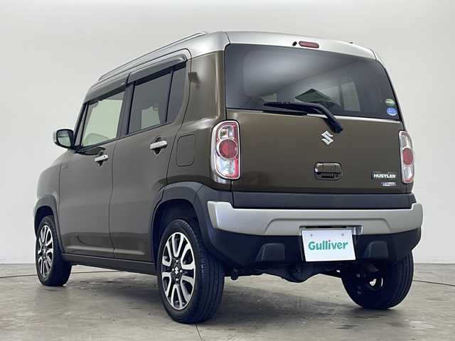 スズキ ハスラー Jスタイル Ⅲ ターボ 秋田県 2018(平30)年 6.3万km ブレイブカーキパール/スチールシルバー 4WD/社外ナビ　/フルセグTV/AM/FM/CD/DVD/Bluetooth/バックカメラ　/デュアルカメラブレーキサポート　/クルーズコントロール　/パドルシフト　/レーンキープアシスト　/横滑り防止装置/ダウンヒルアシストコントロール/アイドリングストップ/前席シートヒーター　/ビルトインETC/HIDヘッドライト/ハーフレザーシート/フォグランプ　/スマートキー/スペアキー/純正フロアマット/純正アルミホイール