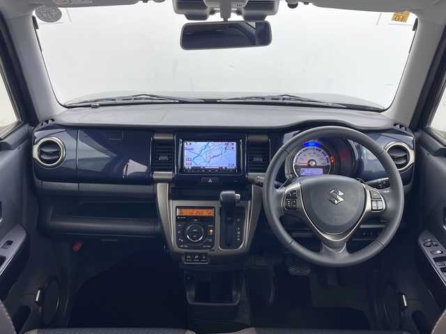 スズキ ハスラー Jスタイル Ⅲ ターボ 秋田県 2018(平30)年 6.3万km ブレイブカーキパール/スチールシルバー 4WD/社外ナビ　/フルセグTV/AM/FM/CD/DVD/Bluetooth/バックカメラ　/デュアルカメラブレーキサポート　/クルーズコントロール　/パドルシフト　/レーンキープアシスト　/横滑り防止装置/ダウンヒルアシストコントロール/アイドリングストップ/前席シートヒーター　/ビルトインETC/HIDヘッドライト/ハーフレザーシート/フォグランプ　/スマートキー/スペアキー/純正フロアマット/純正アルミホイール