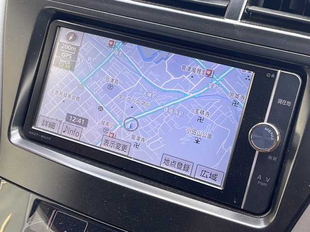 トヨタ プリウス α S 福島県 2013(平25)年 8.3万km ホワイトパールクリスタルシャイン 7人乗り 純正ナビ　フルセグTV Bluetooth バックカメラ ETC 純正16インチアルミホイール フォグランプ バックフォグ ワイパーデアイサー ドアバイザー フロアマット スマートキー