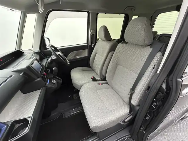 ダイハツ タント X 愛媛県 2022(令4)年 2万km ブラックマイカメタリック ワンオーナー/メモリーナビ/CD/DVD/Bluetooth/フルセグ/パノラマモニター/パワースライドドア/スマートアシスト/衝突被害軽減ブレーキ/車線逸脱警報/誤発進抑制機能/先行車発進告知/オートマチックハイビーム/シートヒーター/運転席ロングスライド/ETC2.0/スマートキー×2
