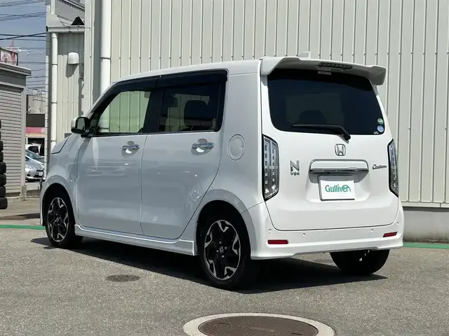 ホンダ Ｎ ＷＧＮ カスタム Lターボ ホンダS 富山県 2021(令3)年 4.7万km プラチナホワイトパール ホンダセンシング/レーダークルーズコントロール/衝突被害軽減システム/パーキングセンサー/横滑り防止装置/レーンキープアシスト/アイドリングストップ/パドルシフト/オートマチックハイビーム/ディーラーOPナビ/ワンセグTV/DVD再生/Bluetooth/バックカメラ/ビルトインETC/USB入力端子/シートヒーターD席/LEDオートライト/ドアバイザー/純正アルミホイール