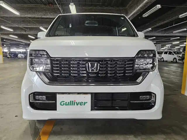ホンダ Ｎ ＷＧＮ カスタム Lターボ ホンダS 富山県 2021(令3)年 4.7万km プラチナホワイトパール ワンオーナー/純正ディスプレイオーディオ/　(Bluetooth/AM/FM/CD)/ワンセグTV/バックモニター/ビルトインETC/渋滞追従機能付アダプティブクルーズコントロール/ソナーセンサー/ホンダセンシング/・衝突軽減ブレーキ/・誤発進抑制機能(前後)/・歩行者事故低減ステアリング/・先行車発進お知らせ機能/・標識認識機能/・車線逸脱支援システム/・オートハイビーム/ターボ/LEDヘッドランプ/本革巻きステアリング/パドルシフト/トリコット/合皮コンビシート/アレルクリーンプラスシート/運転席シートヒーター/純正15インチアルミホイール/スマートキーシステム/禁煙車
