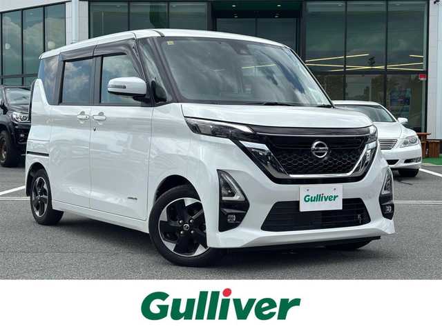 日産 ルークス HWS X プロパイロットED 奈良県 2020(令2)年 2万km ホワイトパール 純正9インチナビ(フルセグTV/CD/DVD/AM・FM/BT/AUX/iPod)/前方ドラレコ/ビルトインETC/両側ハンズフリーオートスライドドア/プロパイロット/インテリジェントアラウンドビューモニター/インテリジェントエマージェンシーブレーキ/インテリジェントFCW(前方衝突予測警報)/インテリジェントDA(ふらつき警報)/踏み間違い衝突防止アシスト/アダプティブLEDヘッドライトシステム/オートブレーキホールド/アイドリングストップ機能/純正14インチアルミホイール/純正フロアマット/スマートキー
