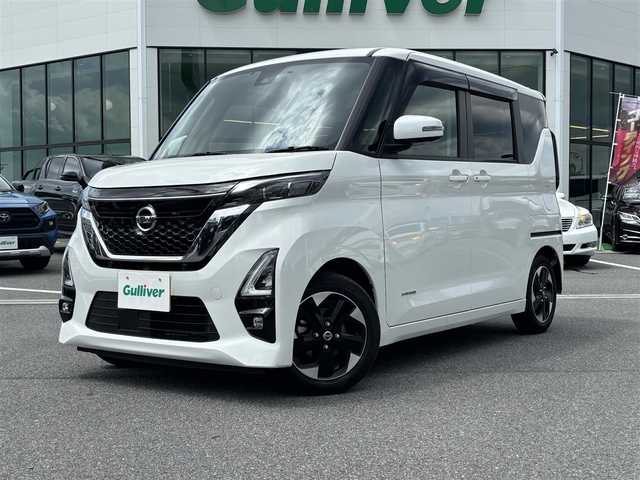 日産 ルークス HWS X プロパイロットED 奈良県 2020(令2)年 2万km ホワイトパール 純正9インチナビ(フルセグTV/CD/DVD/AM・FM/BT/AUX/iPod)/前方ドラレコ/ビルトインETC/両側ハンズフリーオートスライドドア/プロパイロット/インテリジェントアラウンドビューモニター/インテリジェントエマージェンシーブレーキ/インテリジェントFCW(前方衝突予測警報)/インテリジェントDA(ふらつき警報)/踏み間違い衝突防止アシスト/アダプティブLEDヘッドライトシステム/オートブレーキホールド/アイドリングストップ機能/純正14インチアルミホイール/純正フロアマット/スマートキー
