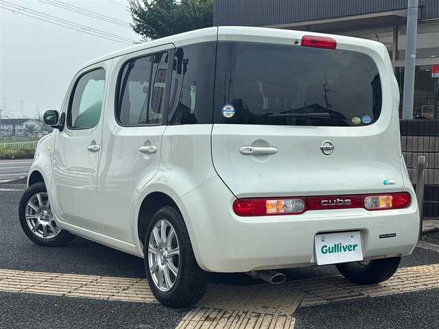 日産 キューブ 15X パーティーレッドセレ 京都府 2011(平23)年 2.8万km ホワイトパール ・SDナビ(AVIC-MRZ99)/　ワンセグ/　CD/DVD再生/　SD再生/・プッシュスタート/・電格ミラー/・ECOモード/・ETC/・外品15インチAW/・スペアキー/・取説/保証書