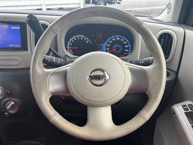 日産 キューブ 15X パーティーレッドセレ 京都府 2011(平23)年 2.8万km ホワイトパール ・SDナビ(AVIC-MRZ99)/　ワンセグ/　CD/DVD再生/　SD再生/・プッシュスタート/・電格ミラー/・ECOモード/・ETC/・外品15インチAW/・スペアキー/・取説/保証書