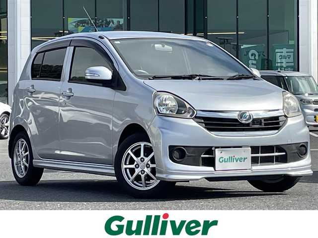 ダイハツ ミラ イース G SA 島根県 2016(平28)年 4.6万km ブライトシルバーメタリック 純正オーディオ(CUP-W65D)/(AM/FM/CD/USB/AUX)/スマートアシスト/衝突軽減ブレーキ/アイドリングストップ/横滑り防止装置/ヘッドライトレベライザー/スマートキー/プッシュスタート/電動格納ミラー/オートエアコン/純正14インチAW/純正フロアマット/ドアバイザー