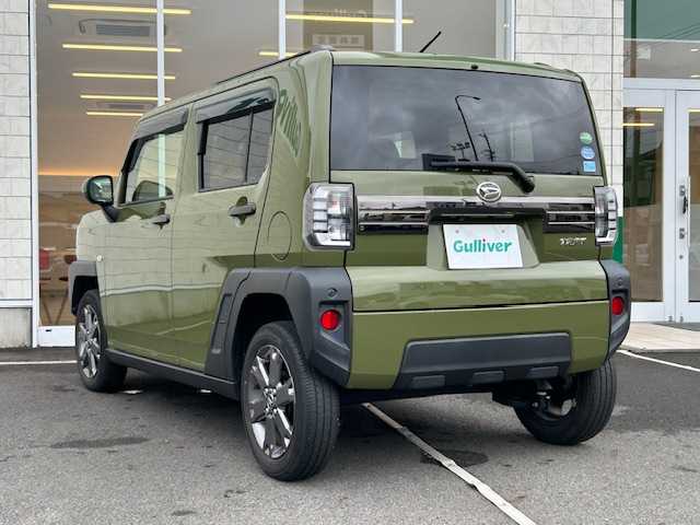 ダイハツ タフト G ターボ 静岡県 2020(令2)年 2.3万km フォレストカーキメタリック ワンオーナー/純正ナビ/・フルセグTV/・Bluetooth接続/・DVD再生/・USB入力端子/スマートアシスト/・全車速追従機能付ACC/・レーンキープコントロール/・ふらつき警報/・路側逸脱警報機能/・車線逸脱警報機能/車線逸脱抑制制御機能/360°ビュー/ガラスルーフ/プッシュスタート/スマートキー/電動パーキングブレーキ/オートブレーキホールド/ETC/ドラレコ/前席シートヒーター/LEDオートライト・オートハイビーム/純正15インチアルミホイール/取扱説明書/保証書