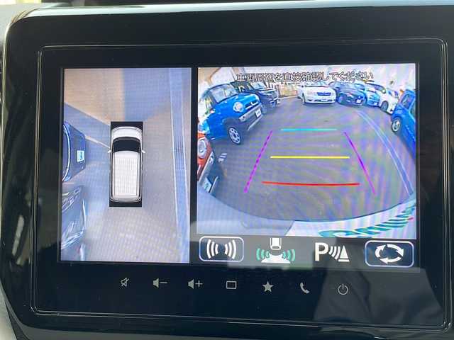 スズキ ソリオ HV MZ 愛知県 2021(令3)年 0.7万km スターシルバーメタリック 両側パワースライドドア/純正メモリナビ(フルセグTV/CD/DVD/AM・FM/BT/USB/AppleCarPlay/AndroidAuto)/アラウンドビューモニター/ETC/前席シートヒーター/ヘッドアップディスプレイ(HUD)/クリアランスソナー/クルーズコントロール/レーンアシスト/LEDヘッドライト/純正15インチアルミホイール/純正フロアマット/スペアキー/取扱説明書/保証書