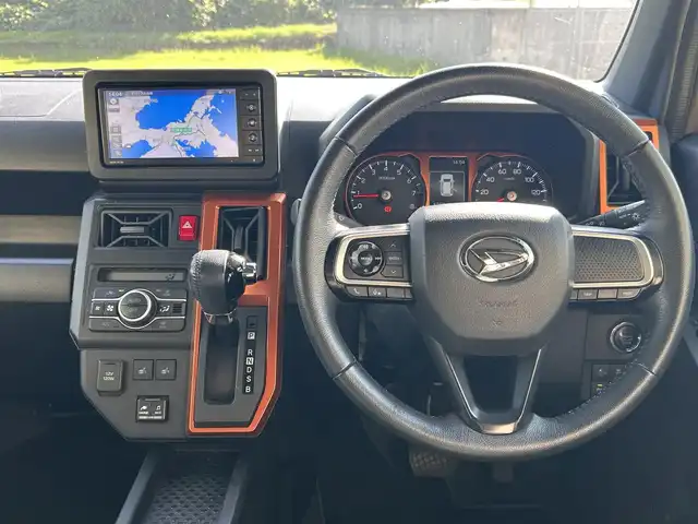 ダイハツ タフト G 長崎県 2021(令3)年 3.9万km サンドベージュメタリック ワンオーナー/ガラスルーフ/純正メモリナビ/（CD/DVD/BT/フルセグ）/バックカメラ/衝突軽減システム/レーンアシスト/前後ソナー/シートヒーター/ステアリングスイッチ/ドライブレコーダー/ルーフレール/オートライト/純正15インチAW/ETC