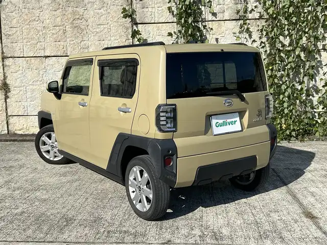 ダイハツ タフト G 長崎県 2021(令3)年 3.9万km サンドベージュメタリック ワンオーナー/ガラスルーフ/純正メモリナビ/（CD/DVD/BT/フルセグ）/バックカメラ/衝突軽減システム/レーンアシスト/前後ソナー/シートヒーター/ステアリングスイッチ/ドライブレコーダー/ルーフレール/オートライト/純正15インチAW/ETC
