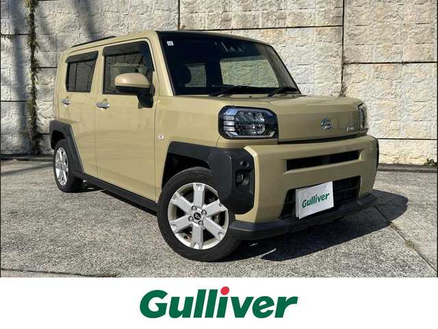 ダイハツ タフト G 長崎県 2021(令3)年 3.9万km サンドベージュメタリック ワンオーナー/ガラスルーフ/純正メモリナビ/（CD/DVD/BT/フルセグ）/バックカメラ/衝突軽減システム/レーンアシスト/前後ソナー/シートヒーター/ステアリングスイッチ/ドライブレコーダー/ルーフレール/オートライト/純正15インチAW/ETC