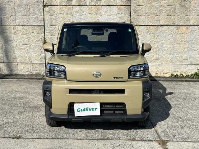 ダイハツ タフト G 長崎県 2021(令3)年 3.9万km サンドベージュメタリック ワンオーナー/ガラスルーフ/純正メモリナビ/（CD/DVD/BT/フルセグ）/バックカメラ/衝突軽減システム/レーンアシスト/前後ソナー/シートヒーター/ステアリングスイッチ/ドライブレコーダー/ルーフレール/オートライト/純正15インチAW/ETC