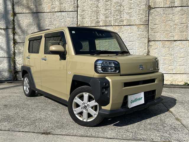 ダイハツ タフト G 長崎県 2021(令3)年 3.9万km サンドベージュメタリック ワンオーナー/ガラスルーフ/純正メモリナビ/（CD/DVD/BT/フルセグ）/バックカメラ/衝突軽減システム/レーンアシスト/前後ソナー/シートヒーター/ステアリングスイッチ/ドライブレコーダー/ルーフレール/オートライト/純正15インチAW/ETC