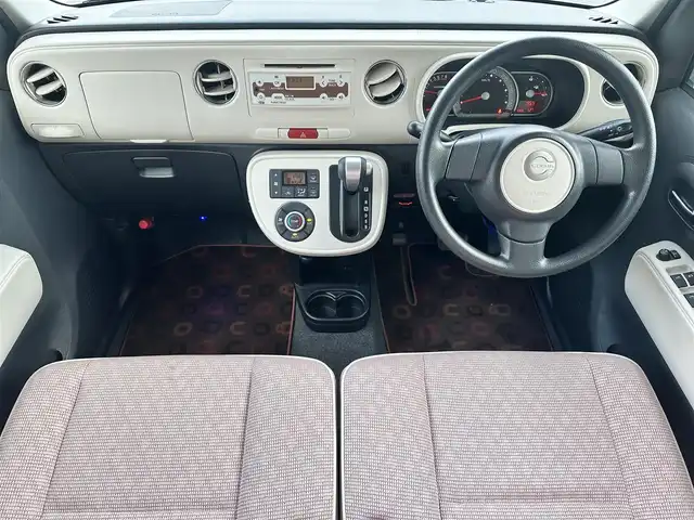 ダイハツ ミラ ココア プラスX 島根県 2014(平26)年 6万km ラベンダーメタリックオパール 登録時走行距離　59380km/ワンオーナー/取扱説明書/保証書/純正オーディオ（AM/FM/CD/AUX)/オートエアコン/アイドリングストップ/LEDヘッドライト/ドアバイザー/ルーフレール/パワーステアリング/パワーウィンドウ/スマートキー/純正フロアマット/盗難防止装置/ETC