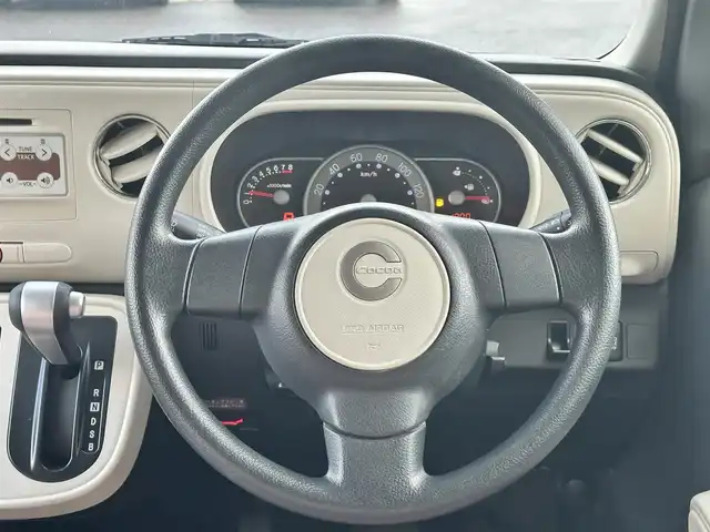 ダイハツ ミラ ココア プラスX 島根県 2014(平26)年 6万km ラベンダーメタリックオパール 登録時走行距離　59380km/ワンオーナー/取扱説明書/保証書/純正オーディオ（AM/FM/CD/AUX)/オートエアコン/アイドリングストップ/LEDヘッドライト/ドアバイザー/ルーフレール/パワーステアリング/パワーウィンドウ/スマートキー/純正フロアマット/盗難防止装置/ETC