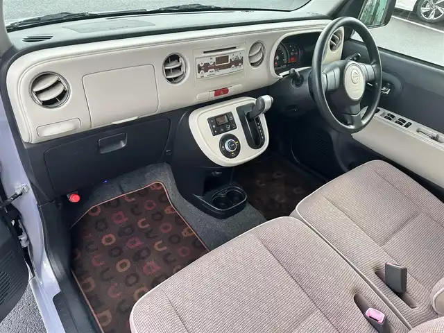 ダイハツ ミラ ココア プラスX 島根県 2014(平26)年 6万km ラベンダーメタリックオパール 登録時走行距離　59380km/ワンオーナー/取扱説明書/保証書/純正オーディオ（AM/FM/CD/AUX)/オートエアコン/アイドリングストップ/LEDヘッドライト/ドアバイザー/ルーフレール/パワーステアリング/パワーウィンドウ/スマートキー/純正フロアマット/盗難防止装置/ETC