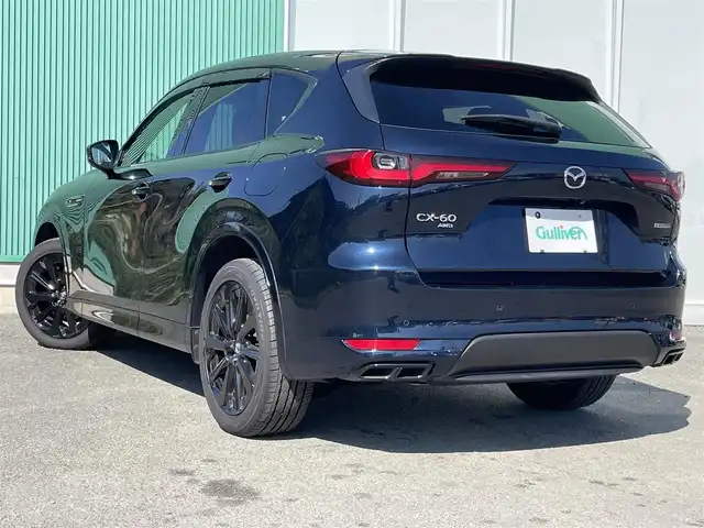 マツダ ＣＸ－６０ XD HV プレミアムスポーツ 福岡県 2022(令4)年 5.6万km 紺 純正メーカーナビ/フルセグテレビ/Bluetooth/Apple Carplay/Android Auto/純正ドライブレコーダー前後/パワーシート/シートヒーター/ベンチレーション/パワーバックドア/ETC/ドアバイザー/純正フロアマット/クルーズコントロール/全方位モニター/オートブレーキホールド
