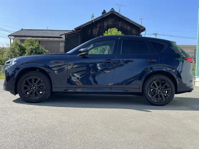 マツダ ＣＸ－６０ XD HV プレミアムスポーツ 福岡県 2022(令4)年 5.6万km 紺 純正メーカーナビ/フルセグテレビ/Bluetooth/Apple Carplay/Android Auto/純正ドライブレコーダー前後/パワーシート/シートヒーター/ベンチレーション/パワーバックドア/ETC/ドアバイザー/純正フロアマット/クルーズコントロール/全方位モニター/オートブレーキホールド