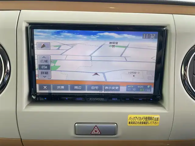 スズキ ラパン ショコラ X 富山県 2015(平27)年 2.5万km シャンパンピンクパール/メタリックホワイト ワンオーナー／/４ＷＤ／/社外７インチナビ／/ワンセグＴＶ／/ＤＶＤ再生／/Ｂｌｕｅｔｏｏｔｈ／/バックカメラ／/前後ドライブレコーダー／/ビルトインＥＴＣ／/スマートキー／/ＨＩＤオートライト