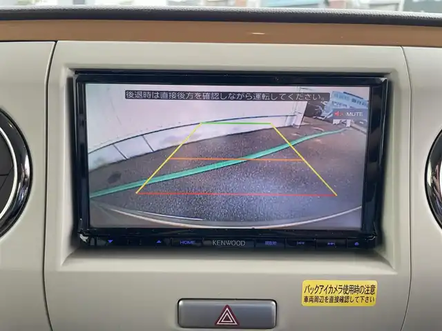 スズキ ラパン ショコラ X 富山県 2015(平27)年 2.5万km シャンパンピンクパール/メタリックホワイト ワンオーナー／/４ＷＤ／/社外７インチナビ／/ワンセグＴＶ／/ＤＶＤ再生／/Ｂｌｕｅｔｏｏｔｈ／/バックカメラ／/前後ドライブレコーダー／/ビルトインＥＴＣ／/スマートキー／/ＨＩＤオートライト