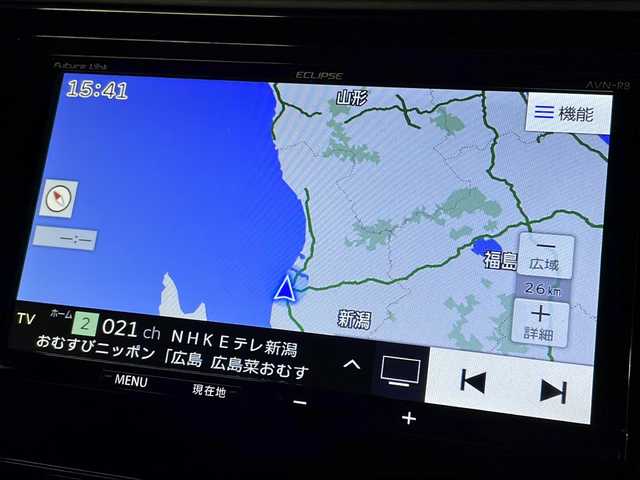 ホンダ シャトル ハイブリッド ホンダセンシング 新潟県 2018(平30)年 6.9万km ルナシルバーM 　社外ナビ/　Bluetooth/　フルセグテレビ/　バックカメラ/　アイドリングストップ/　バックカメラ/　ウィンカーミラー/　クルーズコントロール/　ドアバイザー/　プッシュスタート/　ETC/　ドライブレコーダー