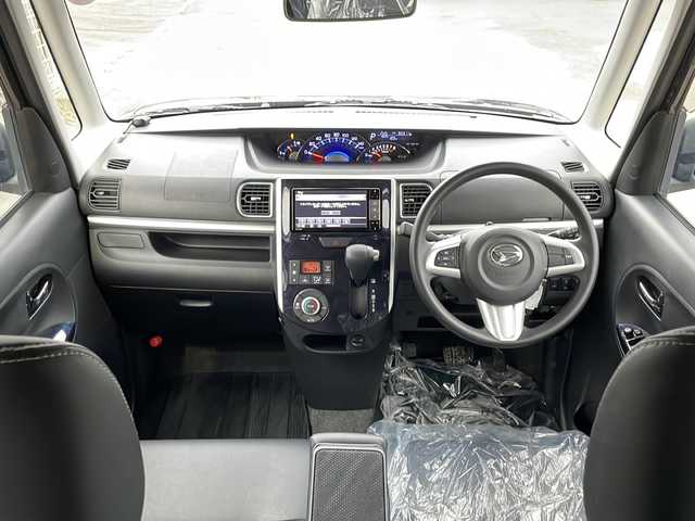 ダイハツ タント カスタムX トップED LTD SAⅢ 道東・釧路十勝 2018(平30)年 9.1万km ブラックマイカメタリック 4WD/純正ナビ　NSZN-W680/(AM/FM/CD/DVD/BT)/純正エンジンスターター/純正ドライブレコーダー　前のみ/ETC/アラウンドビューモニター/バックカメラ/両側パワースライドドア/ハーフレザーシート/シートヒーター　運転席のみ/夏タイヤ積込/純正14インチAW/純正フロアマット/パーキングアシスト/コーナーセンサー　後ろのみ/レーンキープアシスト/オートライト/オートマチックハイビーム/ライトレベライザー/フォグランプ/ABS/横滑り防止装置/スペアキー/USB入力端子