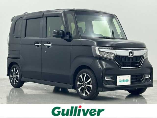 ホンダ Ｎ ＢＯＸ カスタム G L ホンダセンシング 熊本県 2018(平30)年 5.4万km クリスタルブラックパール ワンオーナー /ホンダセンシング /純正ナビVXM-185VFi/CD/DVD/DTV/Bluetooth/USB/バックカメラ/両側パワースライドドア /レーダークルーズコントロール/後ろのみコーナーセンサー/ステアリングスイッチ/LEDオートライト/ビルトインETC/スマートキー/スペアキー /プッシュスタート /純正フロアマット/ドアバイザー/電動格納ミラー/保証書/取扱説明書