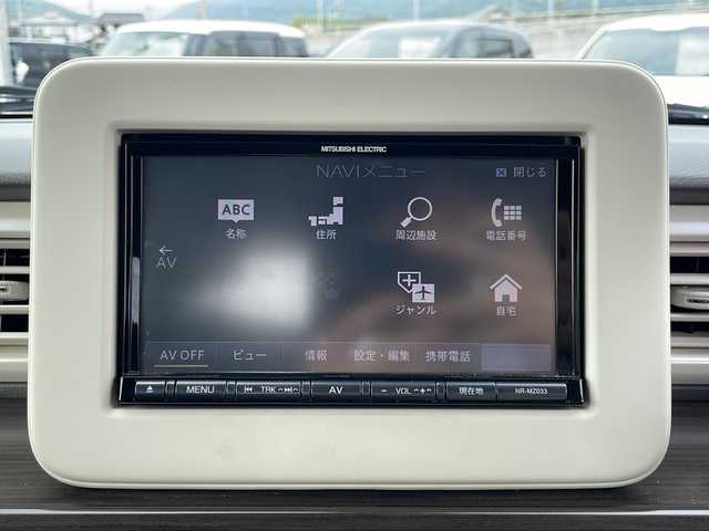 スズキ ラパン F リミテッド 山口県 2017(平29)年 4.7万km フォーンベージュM シートヒーター　/社外メモリナビ　/Bluetooth　/ワンセグTV　/ベンチシート　/純正アルミホイール　/衝突被害軽減ブレーキ/スマートキー/アイドリングストップ
