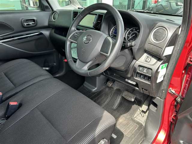日産 デイズ ルークス ハイウェイスター Xターボ 島根県 2018(平30)年 9万km スパークリングレッドM エマージェンシーブレーキ/純正ナビ/CD/DVD/DTV/Bluetooth/アラウンドビューモニター/片側パワースライドドア/ステアリングスイッチ/ドライブレコーダー/シートヒーター /LEDオートライト/ETC/スマートキー/プッシュスタート /純正フロアマット/純正ドアバイザー