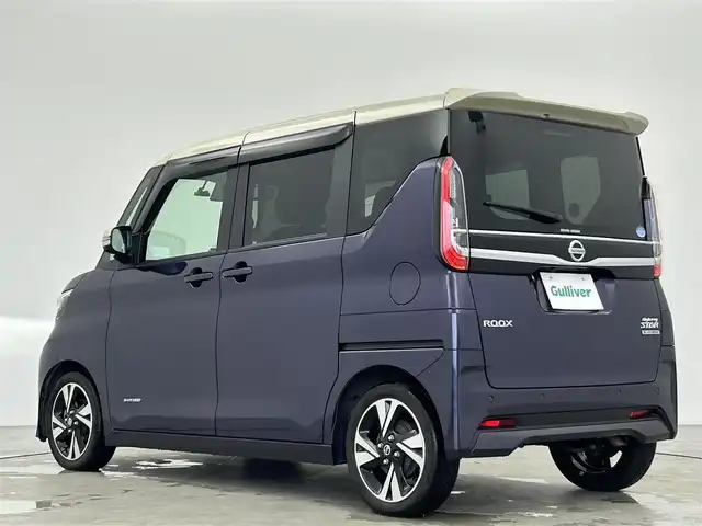 日産 ルークス HWS Gターボ プロパイロットED 愛知県 2020(令2)年 4.3万km パープル 純正9インチナビ/・フルセグ/・Bluetooth/プロパイロット/両側パワースライドドア/ドライブレコーダー/フロアマット/サンシェード/ステアリングリモコン/後席サーキュレーター/電子パーキングシステム/ブレーキホールド/後席テーブル
