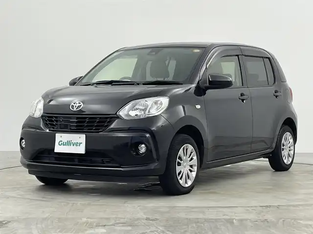 トヨタ パッソ X Lパッケージ S 群馬県 2018(平30)年 5.2万km ブラックマイカメタリック ワンオーナー　衝突被害軽減ブレーキ　純正７インチナビ　バックカメラ　フォグランプ　ベンチシート　コーナーセンサー　スマートキー　純正フロアマット　オートエアコン　プッシュスタート　スマートキー　禁煙車