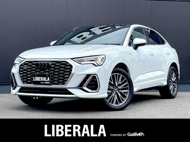 アウディ Ｑ３ SB 35TDIクワトロ Sライン 長野県 2021(令3)年 1万km 白 パノラマサンルーフ　/黒革シート　/ベーシックＰＫＧ（シートヒーター／ＰＷシート／ＰＷバックドア／ＨＯＬＤアシスト）　/ＭＭＩナビ　/３６０°カメラ　/マトリクスＬＥＤヘッドライト　/ＡＣＣ　/サイドアシスト　/パークエイド/19インチAW