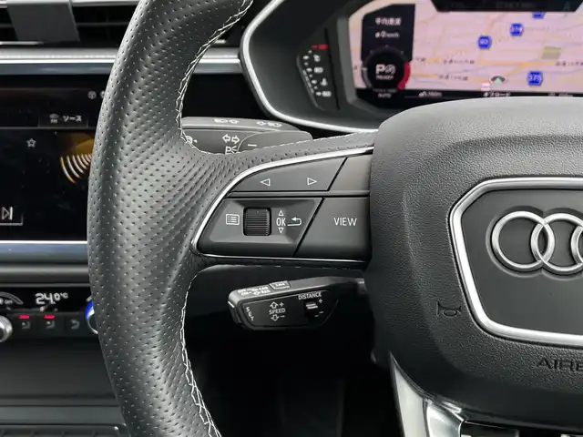 アウディ Ｑ３ SB 35TDIクワトロ Sライン 長野県 2021(令3)年 1万km 白 パノラマサンルーフ　/黒革シート　/ベーシックＰＫＧ（シートヒーター／ＰＷシート／ＰＷバックドア／ＨＯＬＤアシスト）　/ＭＭＩナビ　/３６０°カメラ　/マトリクスＬＥＤヘッドライト　/ＡＣＣ　/サイドアシスト　/パークエイド/19インチAW